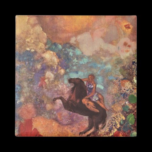 The MUSE on Pegasu by Bertrand-Jean Redon Fridge Magnet