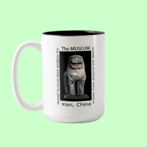 The MUSEUM Artist Series by jGibney  Stone Lion mugs