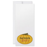 The MUSEUM Artist Series by jGibney Thanksgiving Custom Rack Card