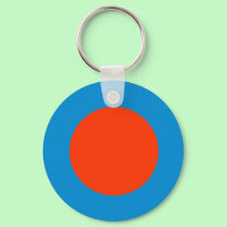 The MUSEUM Artist Series CyanHexacromecSqCircleTra keychains