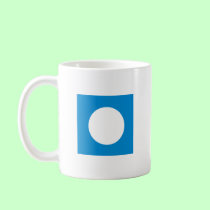 The MUSEUM Artist Series CyanHexacromecSqCircleTra mugs