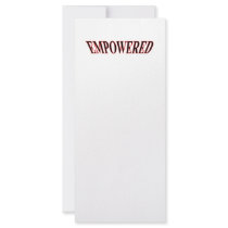 The MUSEUM Artist Series gibsphotoart Empowered r Personalized Rack Card