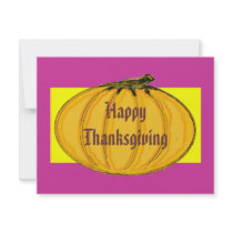 The MUSEUM Artist Series Happy Thanksgiving 2 yw invitations by The_MUSEUM The MUSEUM Artist Series Happy Thanksgiving 2 yw invitations