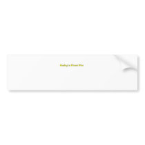 The MUSEUM Artist Series Images Baby's First Pic y bumper stickers