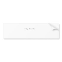 The MUSEUM Artist Series Images Baby'sFirst Picbk bumper stickers