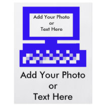 The MUSEUM Artist Series Images Computer Blue flyers by The_MUSEUM The MUSEUM Artist Series Images Computer Blue flyers