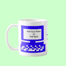 The MUSEUM Artist Series Images Computer Blue mugs