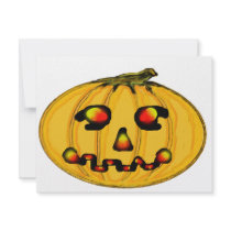 The MUSEUM Artist Series jGibney Pumpkinfirey Invitation