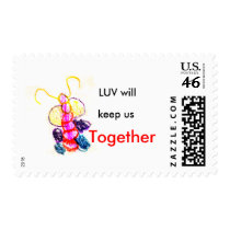 THe MUSEUM Artist Series Kaitlyn's Caterpillar postage by The_MUSEUM THe MUSEUM Artist Series Kaitlyn's Caterpillar postage
