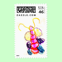 The MUSEUM Artist Series Kaitlyn's Caterpillar postage