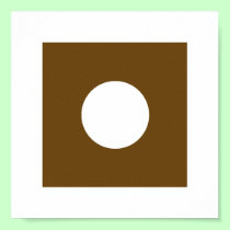 The MUSEUM Artist Series YellowPantone1405cSqCircl posters