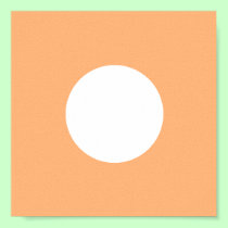 The MUSEUM Artist Series YellowPantone1485cSqCircl posters