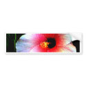 The MUSEUM Artitst Series jGibney Hibiscus72 bumpersticker