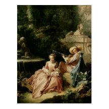 The Music Lesson, 1749 Postcards