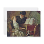 The Music Lesson,  By Fragonard, Jean-Honoré (Best Custom Announcements