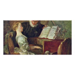 The Music Lesson,  By Fragonard, Jean-Honoré (Best Photo Cards