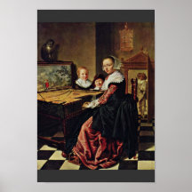 The Music Lesson By Molenaer Jan Miense (Best Qual Poster