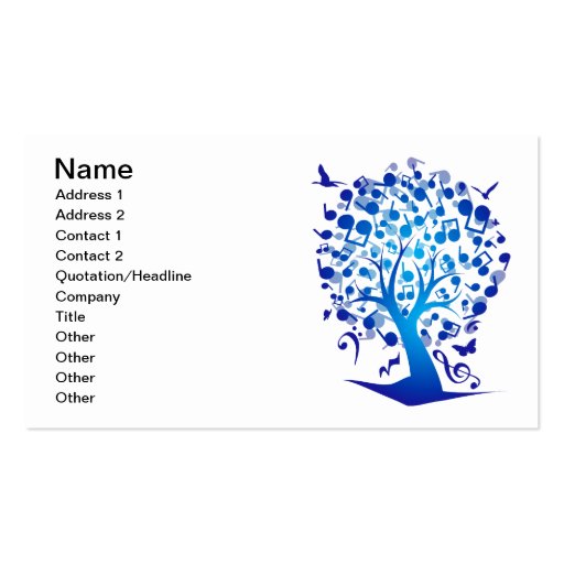 The_Music_Tree Business Card Template