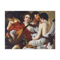 The Musicians, Caravaggio Postcards