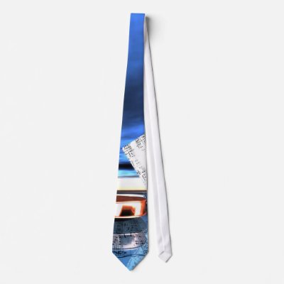 THE  MUSIC'S  RELAX NECK TIE by JunArt