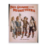 The Musketeers, 'Paul Gilmore' Retro Theater Postcard