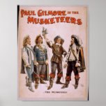 The Musketeers, 'Paul Gilmore' Retro Theater Posters