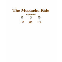 The Mustache Ride - ridin' dirty design t-shirts by dlendler The Mustache Ride - ridin' dirty design t-shirts