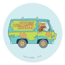 The Mystery Machine Shot 13 Round Sticker