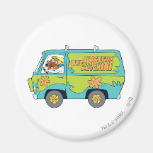 The Mystery Machine Shot 14 Fridge Magnet