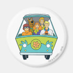 The Mystery Machine Shot 16 Refrigerator Magnets
