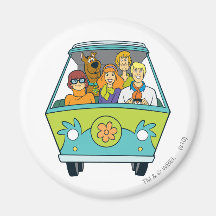 The Mystery Machine Shot 16 Refrigerator Magnets