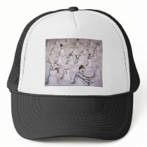 The Mystery Revealed On Snowman Hill Trucker Hat