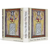 The Mystical Body By Meister Des Hildegardis-Codex 3 Ring Binder