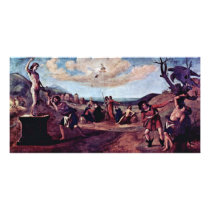 The Myth Of Prometheus Painting Sequence Photo Card