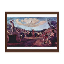 The Myth Of Prometheus Painting Sequence Post Cards