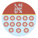 The N Spot Initial Sticker by Suzettas The N Spot Initial Sticker