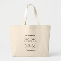 The name's bond, peptide bond canvas bag