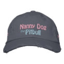 The Nanny Dog, American Pit Bull Terrier, APBT embroidered hats
