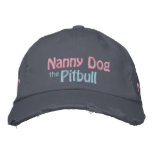 The Nanny Dog, American Pit Bull Terrier, APBT Embroidered Hat