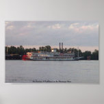 The Natchez, A Paddleboat on the Mississippi River Poster