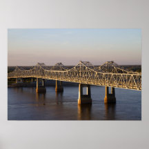 The Natchez-Vidalia Bridges spanning the Posters