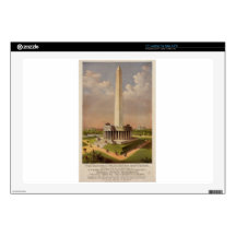The National Washington Monument 1885 Decals For 17" Laptops