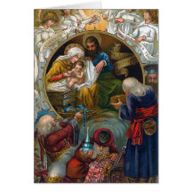 "The Nativity" Greeting Card