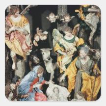 The Nativity, made in Naples Sticker