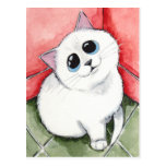 The Naughty Corner: Time's Up - Cat Art Postcards