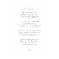 The Naughty Love posters