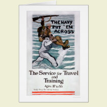 The Navy Put 'Em Across (US02295) cards