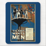 The Navy Wants Men mousepads