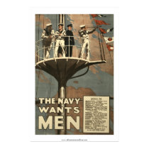 The Navy Wants Men posters