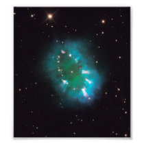 The Necklace Nebula (Hubble Telescope) Art Photo